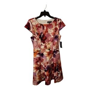 Jessica Howard Womens Missy Juniors Vibrant Floral Dress sz 8 NWT! Retail $94